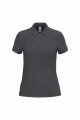 Goedkope Dames Polo iDeal Basic Brand dark Grey